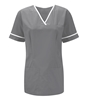 Picture of Female Smart Scrub Tunic - Hospital Grey/White 