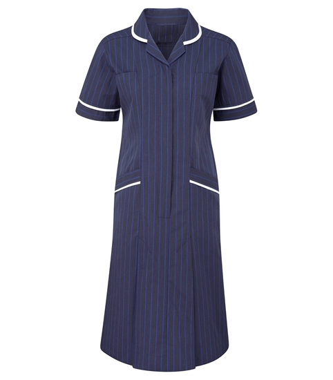 Picture of Professional Specialist Dress - Navy Pinstripe/White 