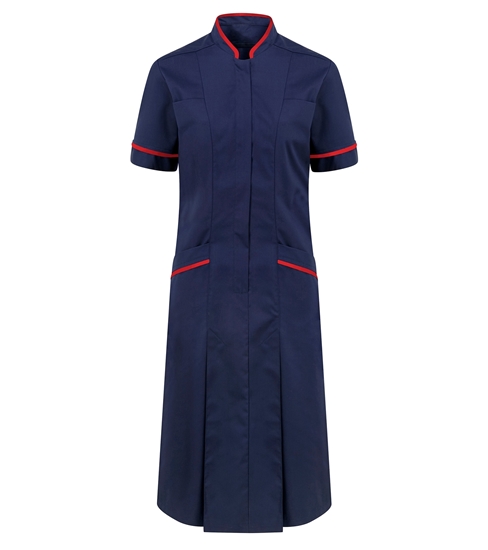 Picture of Professional Dress - Navy/Red 