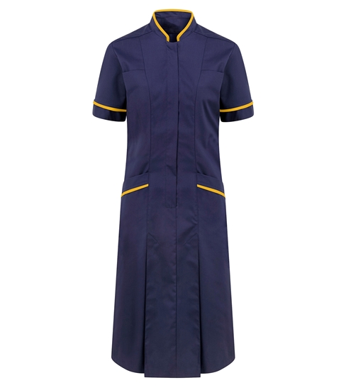 Picture of Professional Dress - Navy/Yellow 