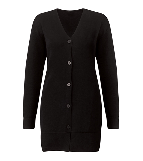 Picture of Longline Cardigan - Black