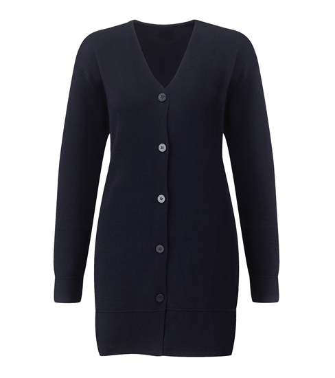 Picture of Longline Cardigan - Navy