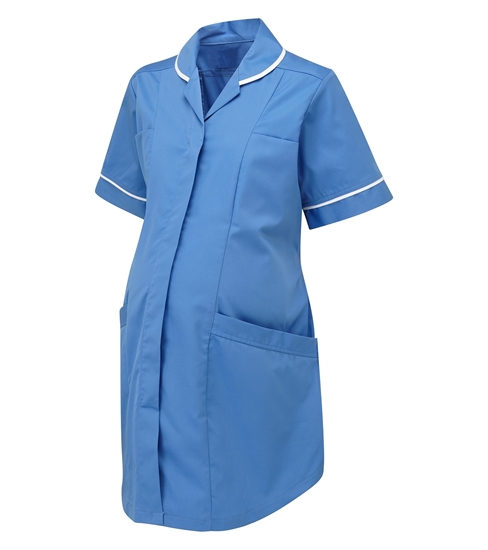 Picture of Plain Maternity Tunic - Hospital Blue