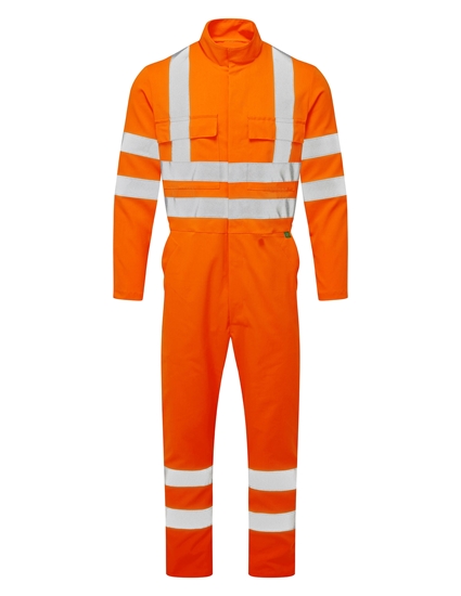 Picture of Stretch Hi-Vis Unisex Coverall - Hi Vis Orange