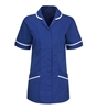 Picture of Flexi-Stretch Plain Tunic - Royal Blue/White 