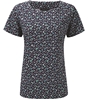 Picture of Round Neck Blouse - Navy/Aqua Chloe Print