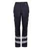 Picture of Stretch Male Reflective Tape Cargo Trouser - Blue Shadow