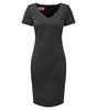 Picture of V Neck Corinthia Shift Dress - Mid Grey