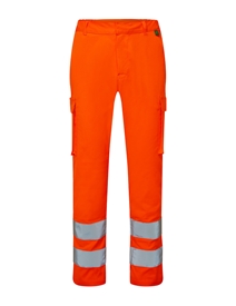 Picture of Stretch Male Cargo Trouser Hi Vis Orange