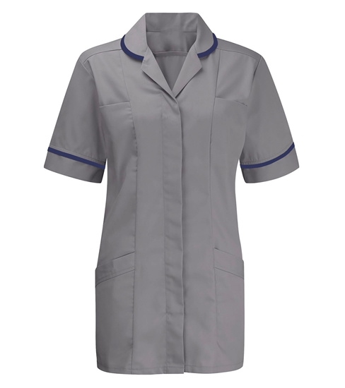 Picture of Advantage Tunic - Hospital Grey/Navy 