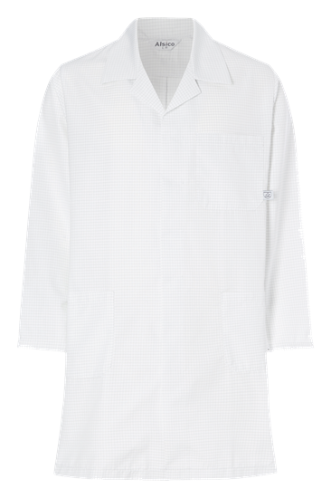 Picture of Mens White Telestat Dustcoat - White