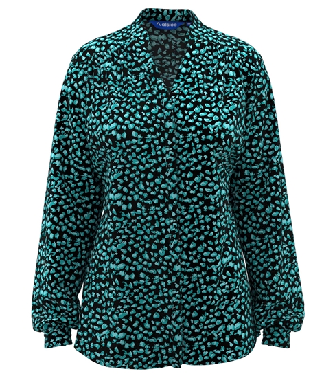 Picture of Roll Sleeve Blouse - Lena / Teal