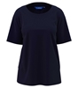 Picture of Round Neck Blouse - Navy