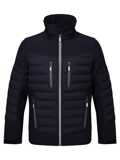 Picture of Unisex Hybrid Softshell Jacket - Navy