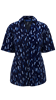 Picture of Semi Fitted Blouse - Navy/Blue Amelia Print