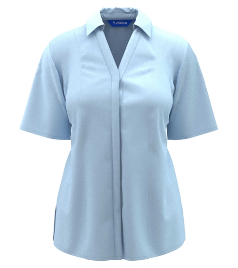 Picture of Semi Fitted Blouse - Sky Blue