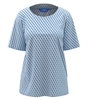 Picture of Round Neck Blouse - Ila / Light Blue-Navy