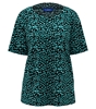 Picture of Round Neck Blouse - Lena / Teal