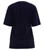 Picture of Round Neck Blouse - Navy