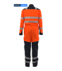 Picture of Men's Contrast Hi Vis Coverall BlueShd Contrast - Hi Vis Orange/Navy