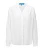 Picture of Roll Sleeve Blouse - White