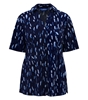 Picture of Loose Fit Blouse - Navy/Blue Amelia Print