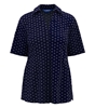 Picture of Loose Fit Blouse - Navy/White Ella Print