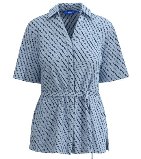 Picture of Loose Fit Blouse - Ila / Light Blue-Navy