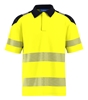 Picture of Hi-vis poloshirt - Hi Vis Yellow/Navy