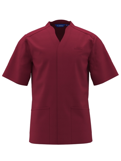 Picture of Female Notch Neck Tunic - Garnet