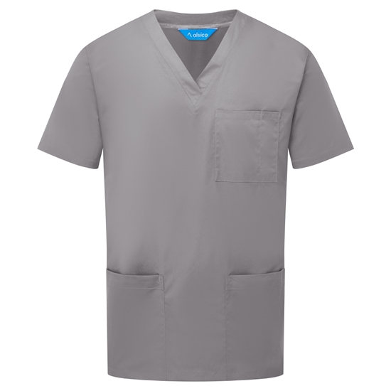 Picture of Unisex Classic Scrub Top - Hospital Grey