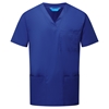 Picture of Unisex Classic Scrub Top - Royal Blue