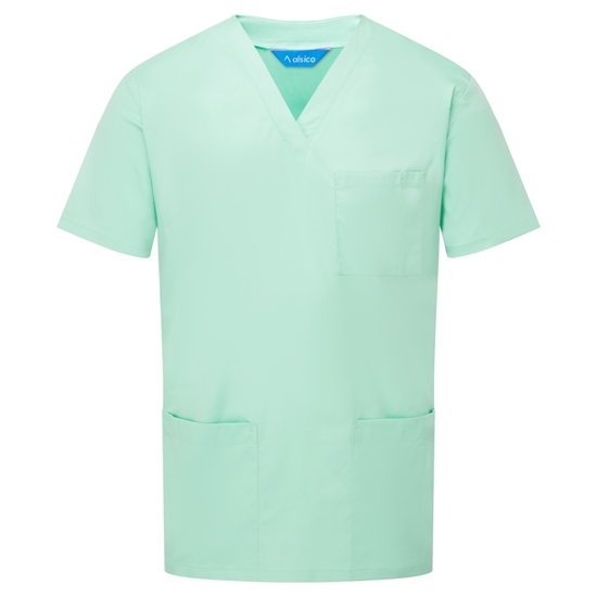 Picture of Unisex Classic Scrub Top - Eau De Nil