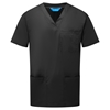 Picture of Unisex Classic Scrub Top - Black