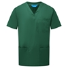 Picture of Unisex Classic Scrub Top - Bottle Green