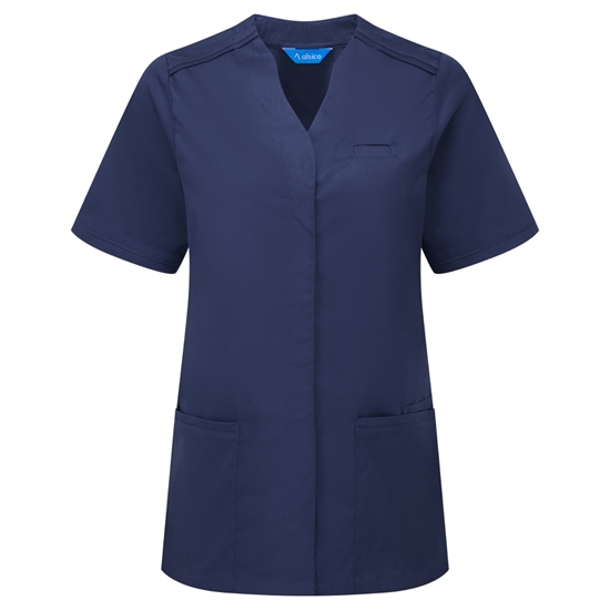 Picture of Female Notch Neck Tunic - Navy