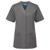 Picture of Female Notch Neck Tunic - Charcoal