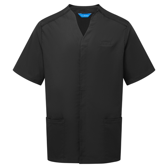 Picture of Male Notch Neck Tunic - Black