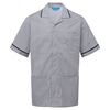 Picture of Stretch Male Tunic - Navy/White Stripe