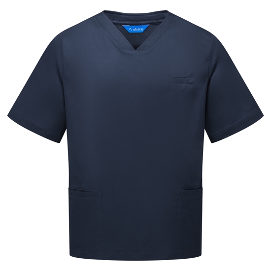 Picture of Unisex V-Neck Scrub Top - Eclipse