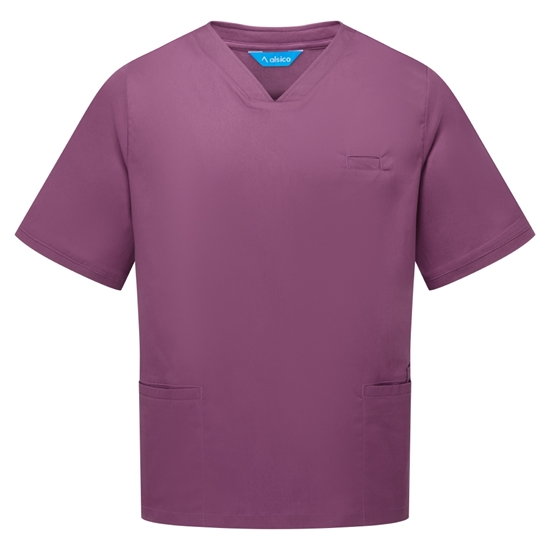 Picture of Unisex V-Neck Scrub Top - Dusk