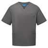 Picture of Unisex V-Neck Scrub Top - Charcoal
