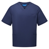 Picture of Unisex V-Neck Scrub Top - Navy