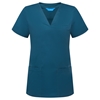 Picture of Female V-Neck Scrub Top - Caribbean Blue