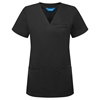 Picture of Female V-Neck Scrub Top - Black
