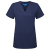 Picture of Female V-Neck Scrub Top - Navy