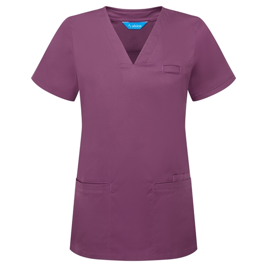 Picture of Female V-Neck Scrub Top - Dusk