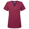 Picture of Female V-Neck Scrub Top - Garnet